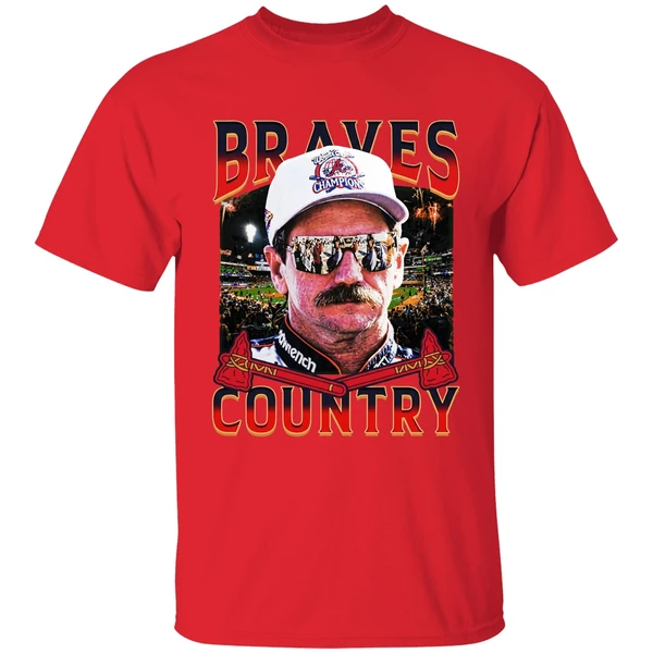 Dale Earnhardt Braves Country Dale Tribute Atlanta Braves Shirt - Image 7