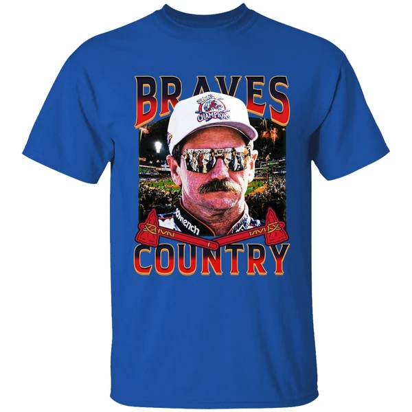 Dale Earnhardt Braves Country Dale Tribute Atlanta Braves Shirt - Image 8