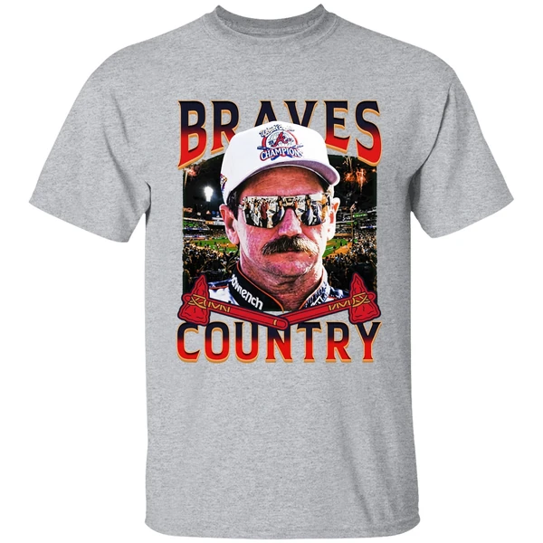 Dale Earnhardt Braves Country Dale Tribute Atlanta Braves Shirt - Image 9