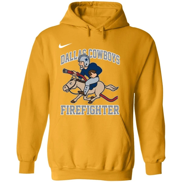 Dallas Cowboys 2025 First In Fire Dept Last Out Hoodie