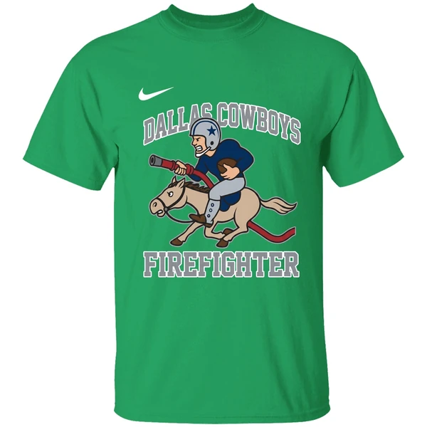 Dallas Cowboys 2025 First In Fire Dept Last Out Shirt - Image 2