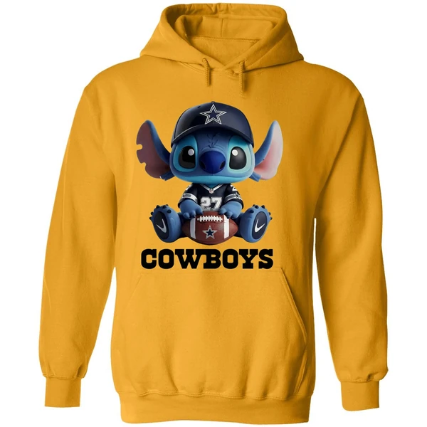 Dallas Cowboys Stitch Cartoon Football 2025 Hoodie