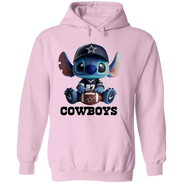 Dallas Cowboys Stitch Cartoon Football 2025 Hoodie - Image 5