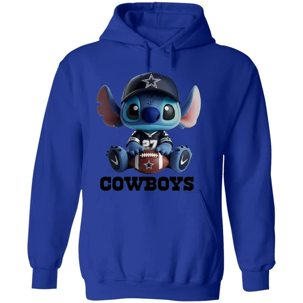 Dallas Cowboys Stitch Cartoon Football 2025 Hoodie - Image 7