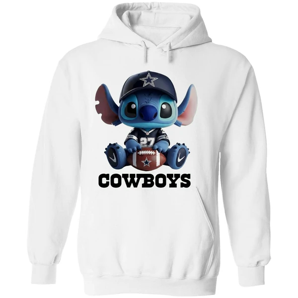 Dallas Cowboys Stitch Cartoon Football 2025 Hoodie - Image 8