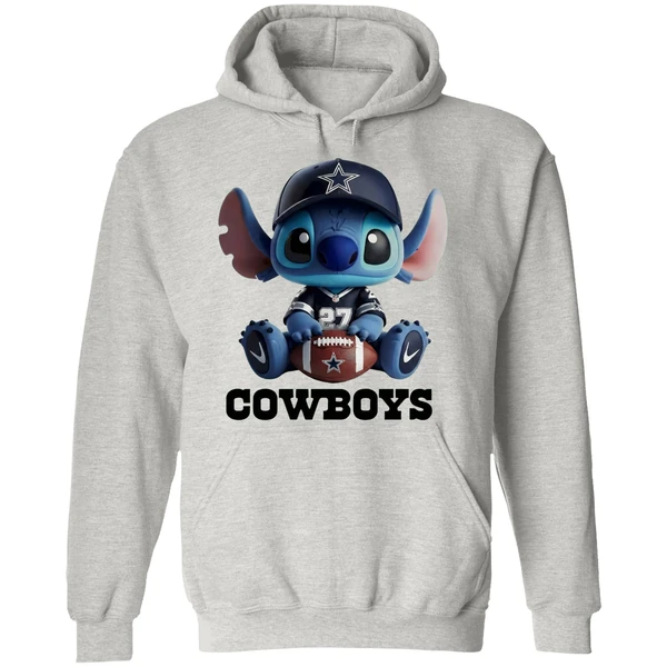 Dallas Cowboys Stitch Cartoon Football 2025 Hoodie - Image 9