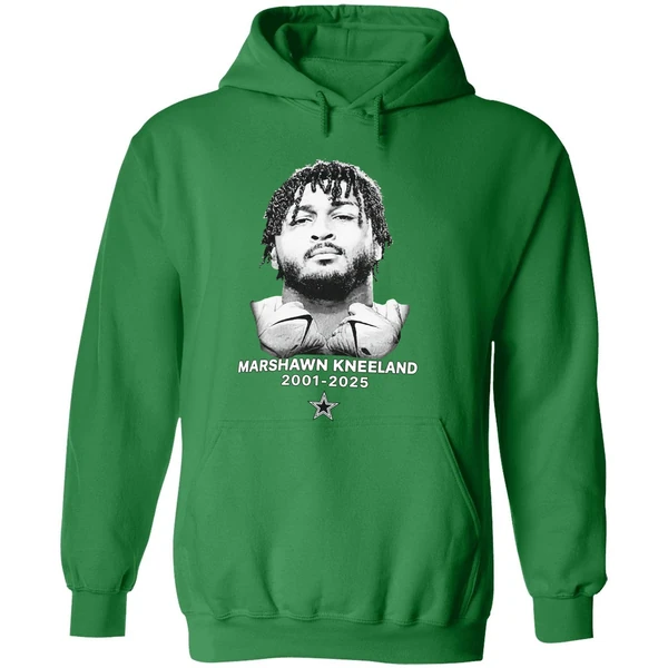 Dallas Cowboys Wear A Honoring Marshawn Kneeland 2001 2025 Hoodie - Image 2
