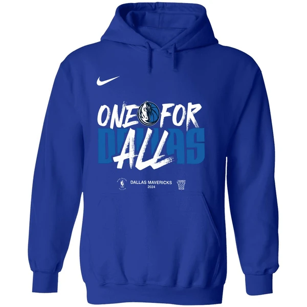 Dallas Mavericks One For All 2024 Nba Playoffs Hoodie - Image 7