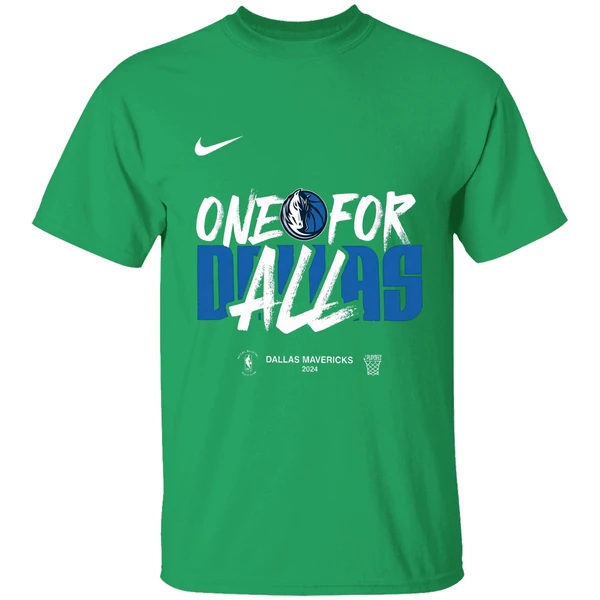 Dallas Mavericks One For All 2024 Nba Playoffs Shirt - Image 2