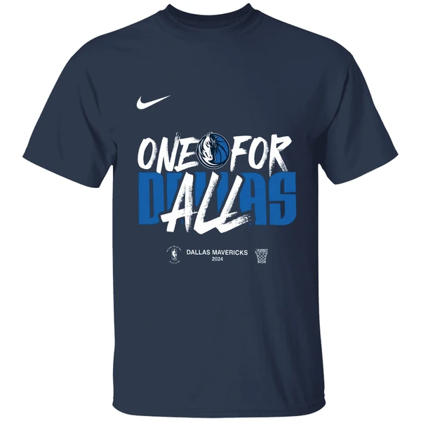 Dallas Mavericks One For All 2024 Nba Playoffs Shirt - Image 5