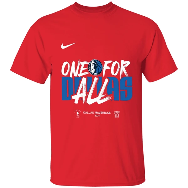 Dallas Mavericks One For All 2024 Nba Playoffs Shirt - Image 7