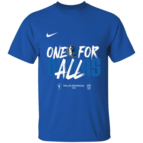 Dallas Mavericks One For All 2024 Nba Playoffs Shirt - Image 8