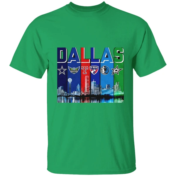 Dallas Skyline City Sports Team Logo Shirt
