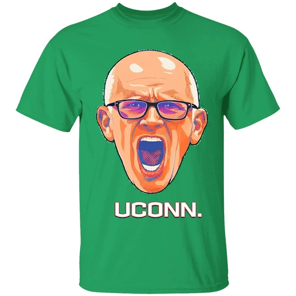 Dan Hurley Coach Uconn Huskies Mens Basketball Head Portrait Shirt - Image 2