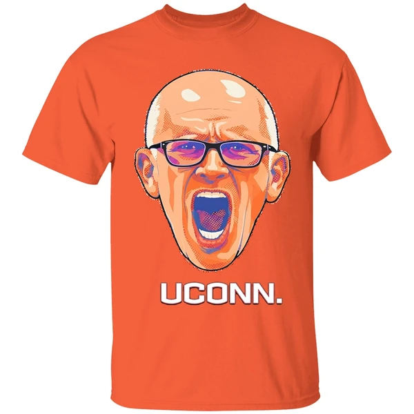 Dan Hurley Coach Uconn Huskies Mens Basketball Head Portrait Shirt - Image 6