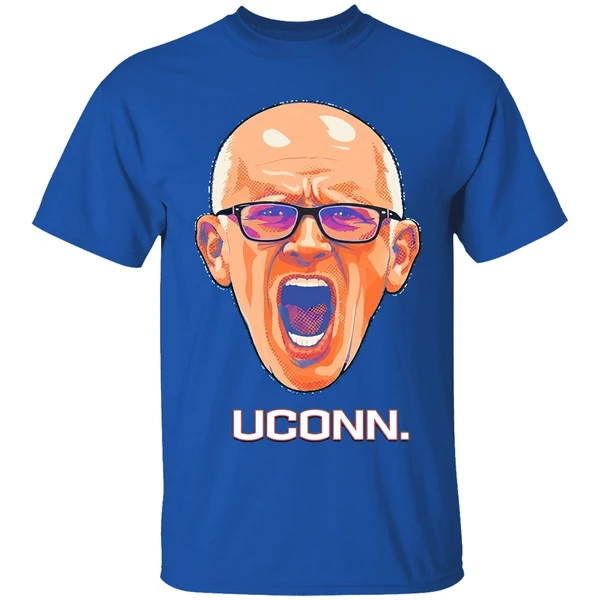 Dan Hurley Coach Uconn Huskies Mens Basketball Head Portrait Shirt - Image 8