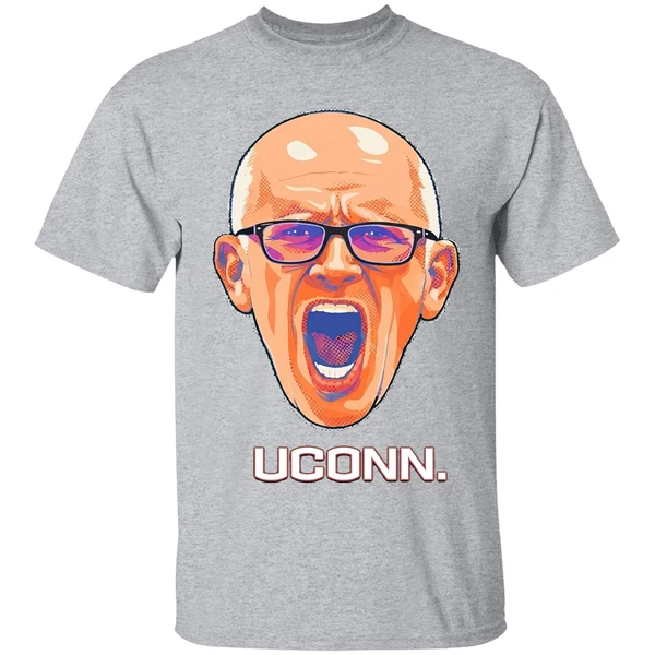 Dan Hurley Coach Uconn Huskies Mens Basketball Head Portrait Shirt - Image 9