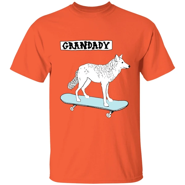 dangerbirdrecords grandaddy blu wav shirt orange