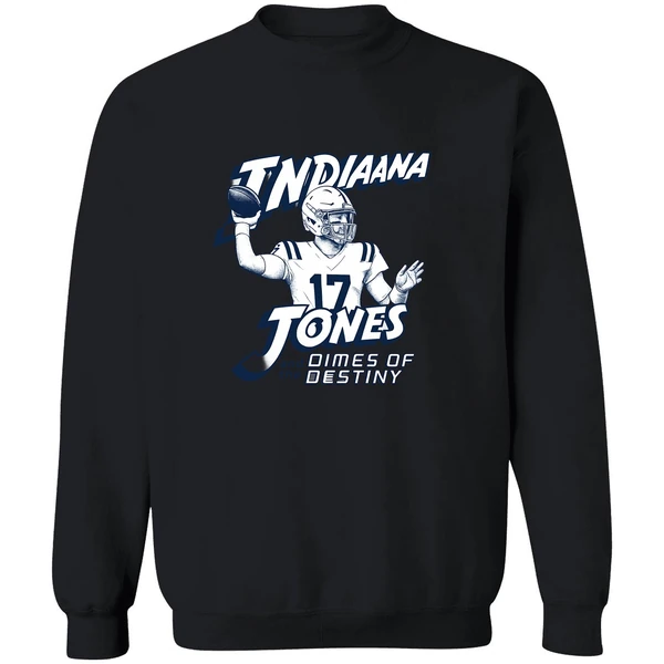 Daniel Jones Indianapolis Colts Indiana Jones And The Dimes Of Destiny Sweatshirt - Image 9