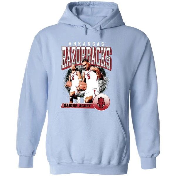 Darius Acuff Jr Arkansas Razorbacks Retro Hoodie - Image 4