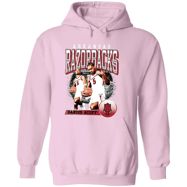 Darius Acuff Jr Arkansas Razorbacks Retro Hoodie - Image 5