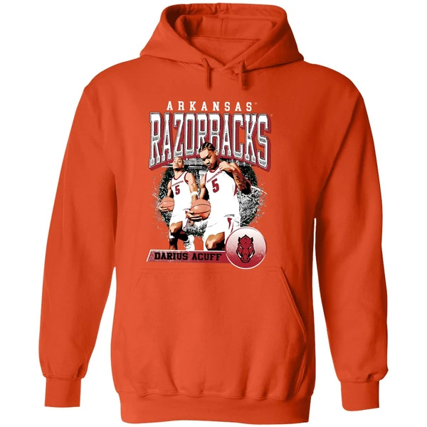 Darius Acuff Jr Arkansas Razorbacks Retro Hoodie - Image 6