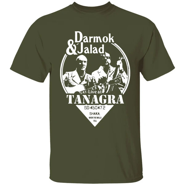 darmok and jalad live at tanagra sd 450472 shaka shirt militarygreen