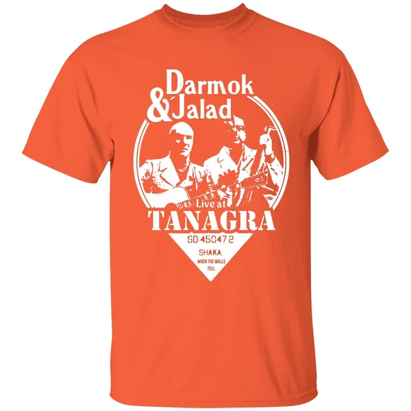 darmok and jalad live at tanagra sd 450472 shaka shirt orange