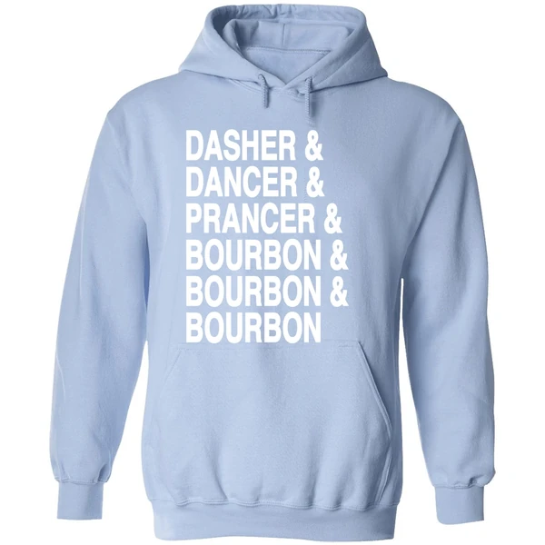 Dasher Dancer Prancer Bourbon Bourbon Bourbon Hoodie - Image 4