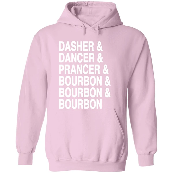Dasher Dancer Prancer Bourbon Bourbon Bourbon Hoodie - Image 5