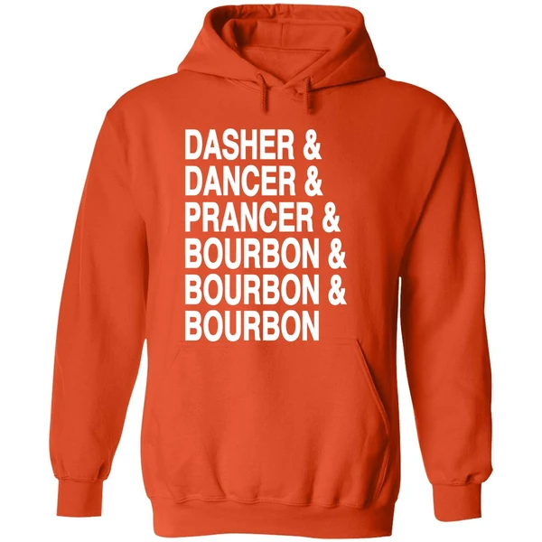 Dasher Dancer Prancer Bourbon Bourbon Bourbon Hoodie - Image 6