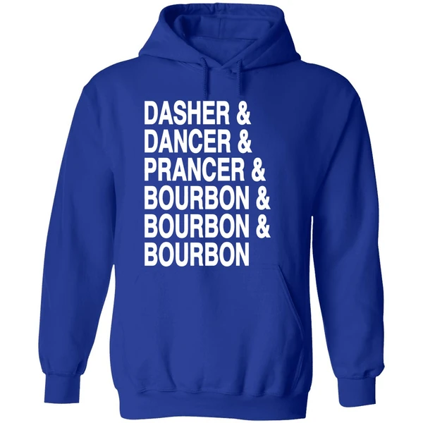 Dasher Dancer Prancer Bourbon Bourbon Bourbon Hoodie - Image 7