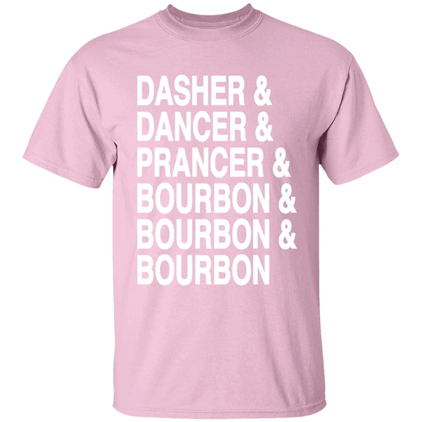Dasher Dancer Prancer Bourbon Bourbon Bourbon Shirt - Image 3