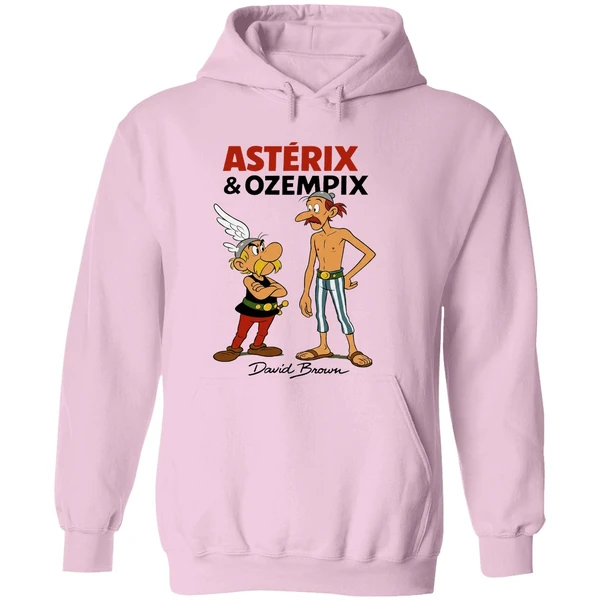 David Brown Asterix And Ozempic Hoodie - Image 5