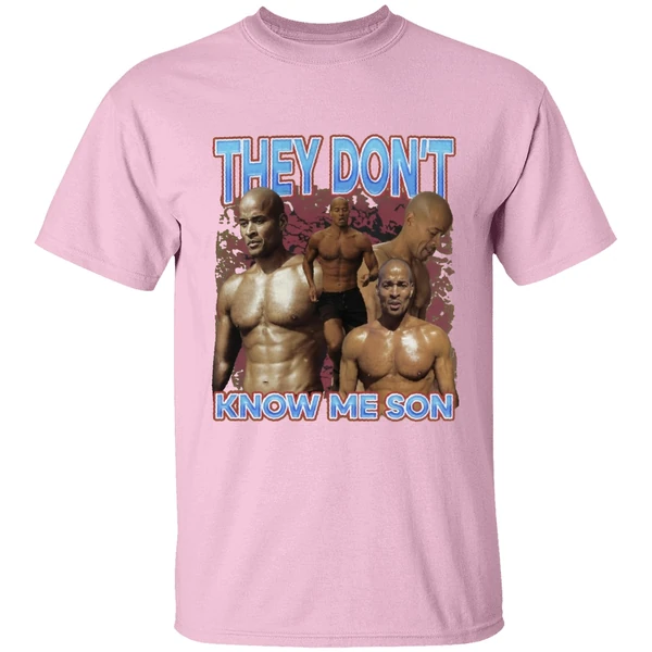 david goggins they dont know me son shirt lightpink