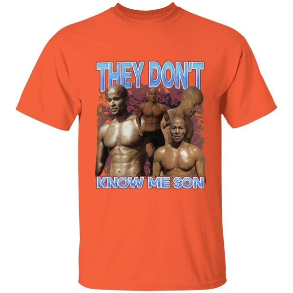 david goggins they dont know me son shirt orange