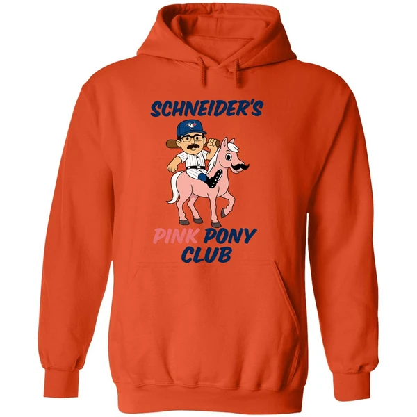 Davis Schneider Toronto Blue Jays Schneiders Pink Pony Club Hoodie - Image 6