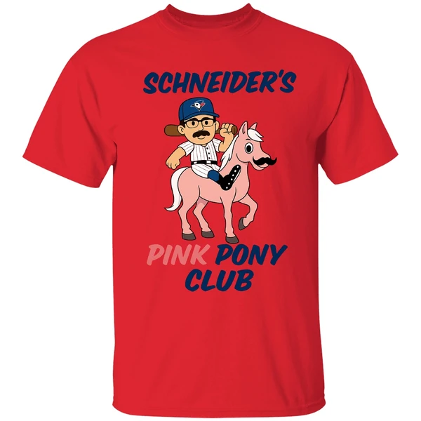 Davis Schneider Toronto Blue Jays Schneiders Pink Pony Club Shirt - Image 6