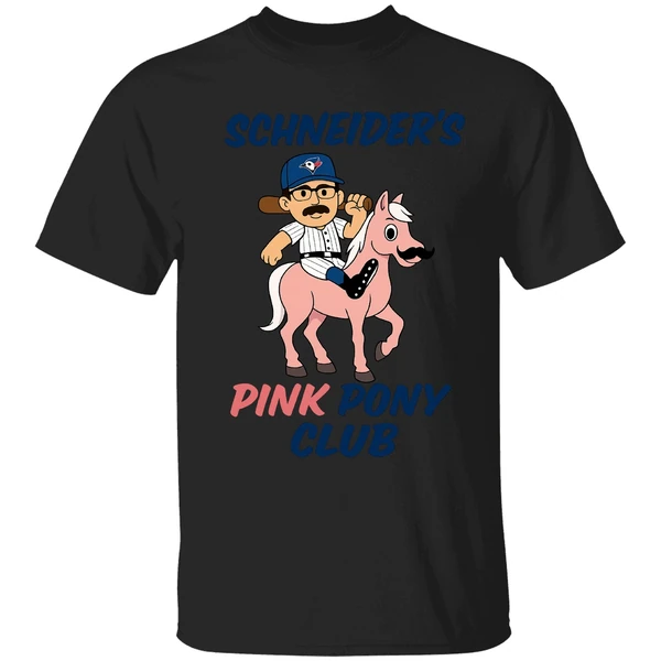 Davis Schneider Toronto Blue Jays Schneiders Pink Pony Club Shirt - Image 8