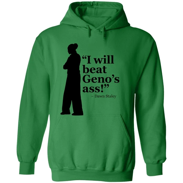 Dawn Staley I Will Beat Genos Ass 2026 Hoodie - Image 2