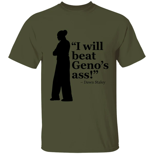 Dawn Staley I Will Beat Genos Ass 2026 Shirt - Image 9