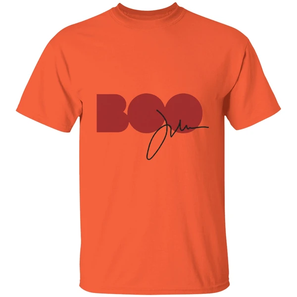 dawn staley wearing boo shirt orange