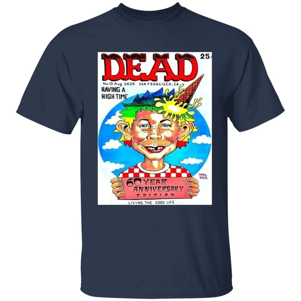 Dead And Company Dead Magazine 60th Anniversary Edition San Francisco California No 13 Aug 2025 Shirt - Image 5
