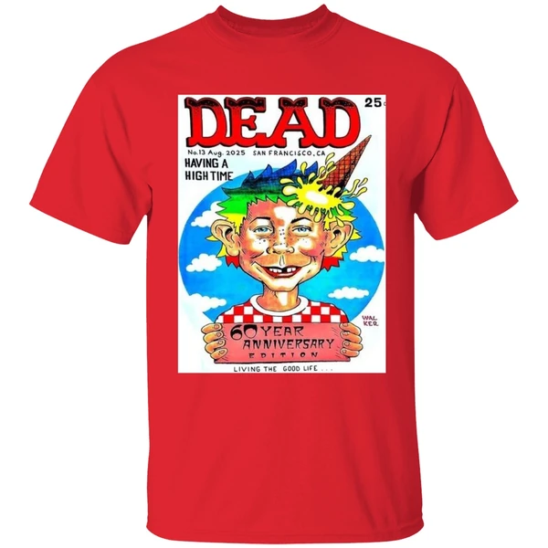 Dead And Company Dead Magazine 60th Anniversary Edition San Francisco California No 13 Aug 2025 Shirt - Image 7
