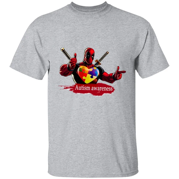 Deadpool Autism Awareness Shirt - Image 8