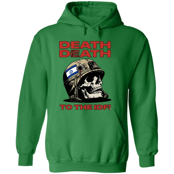 Death Death To The Idf Krime Hoodie - Image 2