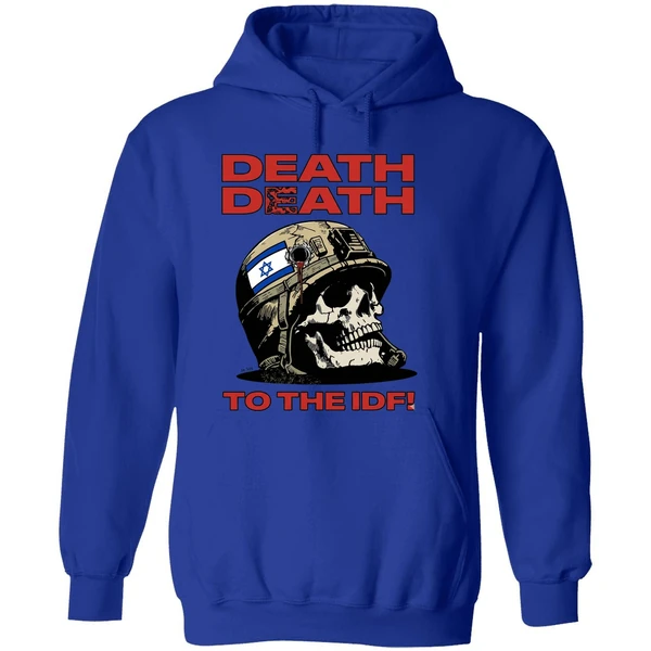 Death Death To The Idf Krime Hoodie - Image 7