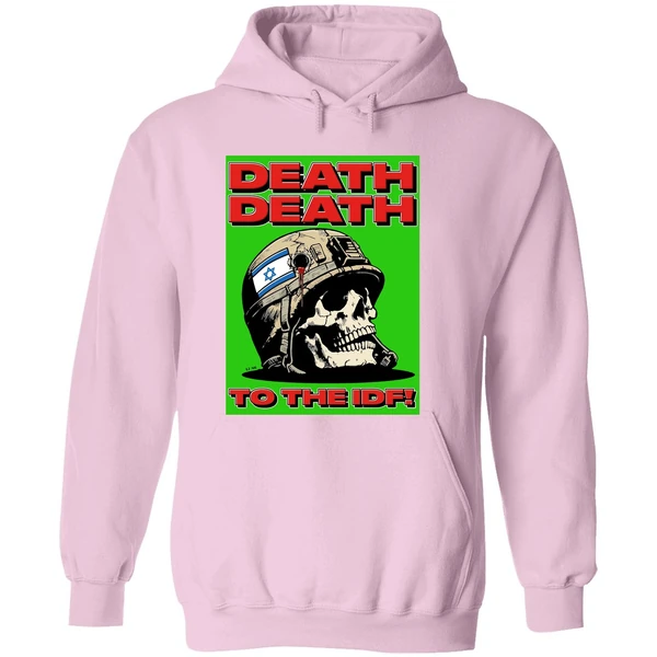 Death Death To The Idf Krime Israel Skull Hoodie - Image 5
