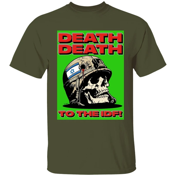Death Death To The Idf Krime Israel Skull Shirt - Image 4