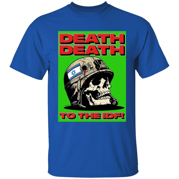 Death Death To The Idf Krime Israel Skull Shirt - Image 8
